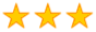 星３つ